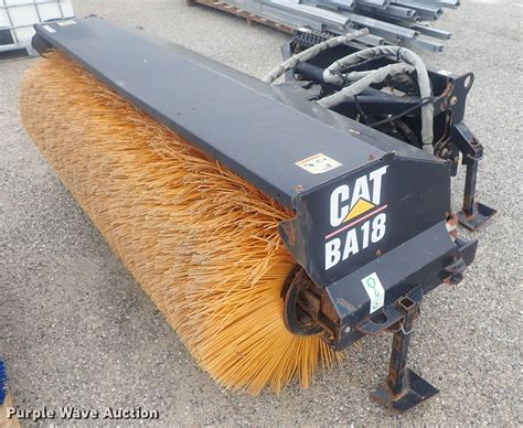 cat ba18 skid-steer broom|caterpillar hydraulic angle brooms.